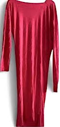 VIVIENNE WESTWOOD UK. Anglomania Red Draped Cowl Dress