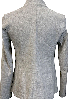Transit Par Such Italy. Grey Linen/Viscose Blend Summer Weight Blazer