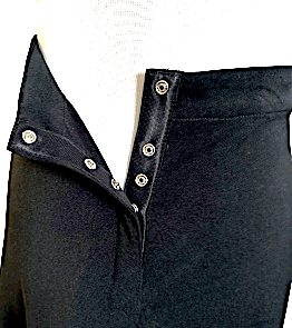 Marithe + Francois Girbaud Black Flowy Midi Skirt