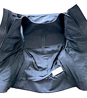 GARETH PUGH UK, NEW. Black Cotton/Silk Avant Garde Jacket