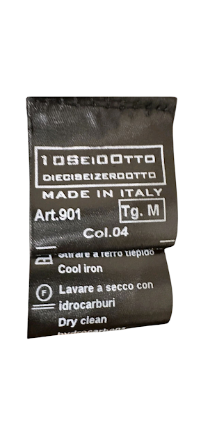 10SEI00TT0 Dieciseizerootto. Italy. Giacca Crust Brown Leather Layers Blazer