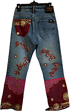 Parasuco Extreme Fit  Adorned/Embellished Jeweled Cult Denim