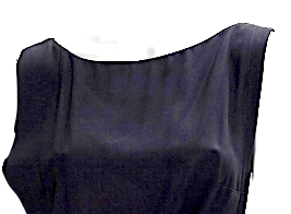 Loris Azzaro Paris. Little Black Classic Knee-Length Sleeveless Sheath