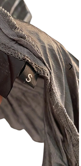 MIU MIU ITALY. Vintage 1990s collection Silk Eggplant/Bluish Pleated Skirt Embellished Dress