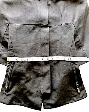 GARETH PUGH UK, NEW. Black Cotton/Silk Avant Garde Jacket