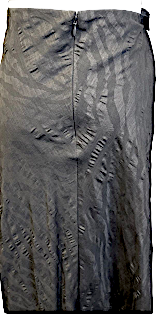 Yohji Yamamoto Japan. COLLECTION. Grey Cotton Animal Print Maxi Skirt