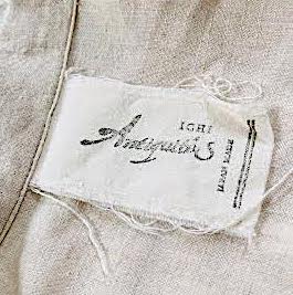 ICHI Antiquites Japan. Handmade in Japan White Linen Shirt Dress