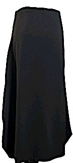 Marithe + Francois Girbaud Black Flowy Midi Skirt