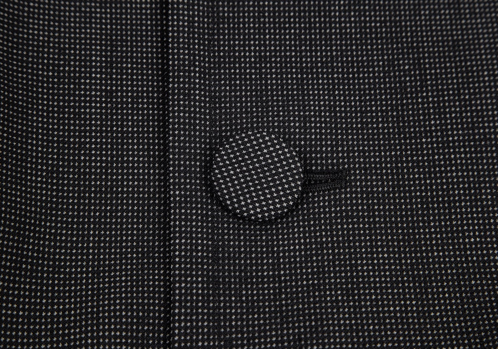 Jean-Paul GAULTIER PARIS. CLASSIQUE. Black/Grey Nylon Blend Trench Jacket