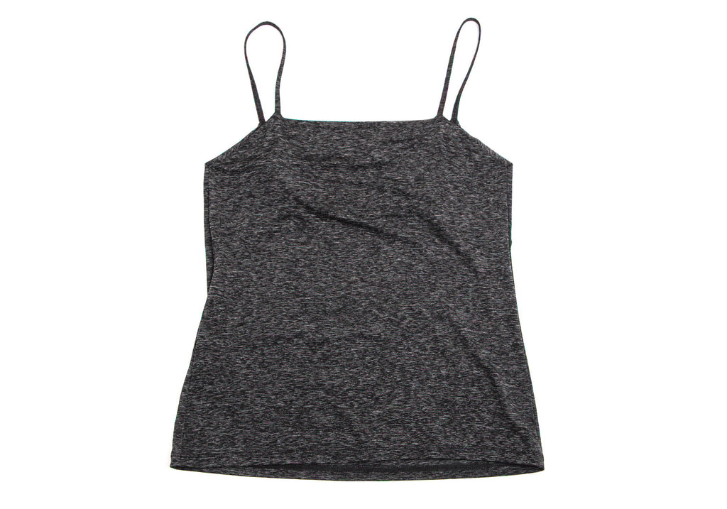 ISSEY MIYAKE JAPAN. FETE Charcoal Color Rayon Blend Stretch Camisole Top