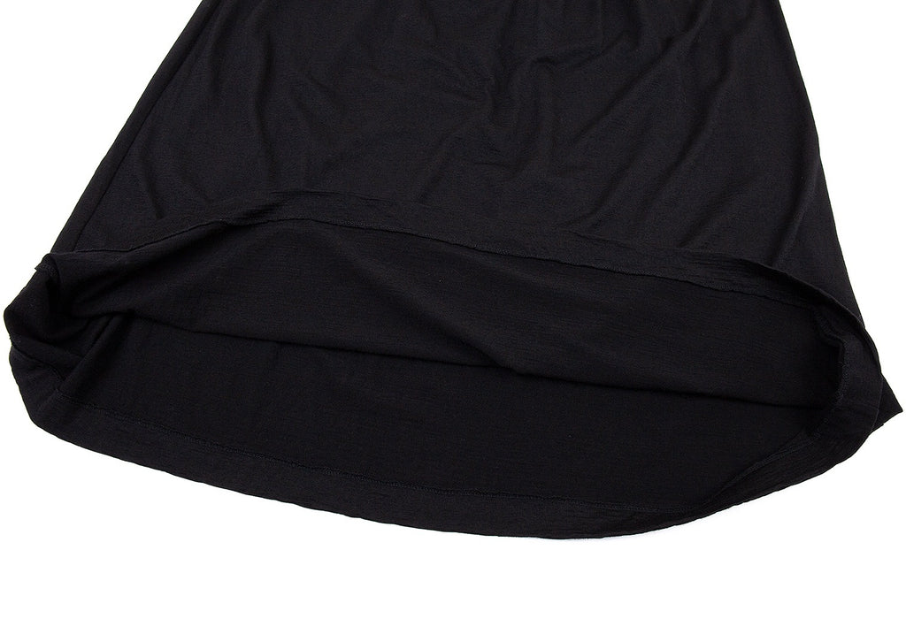 Comme des Garcons Japan. Tricot. Black Front Glitter Design Long Dress