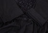 Comme des Garcons Japan. Tricot. Black Front Glitter Design Long Dress