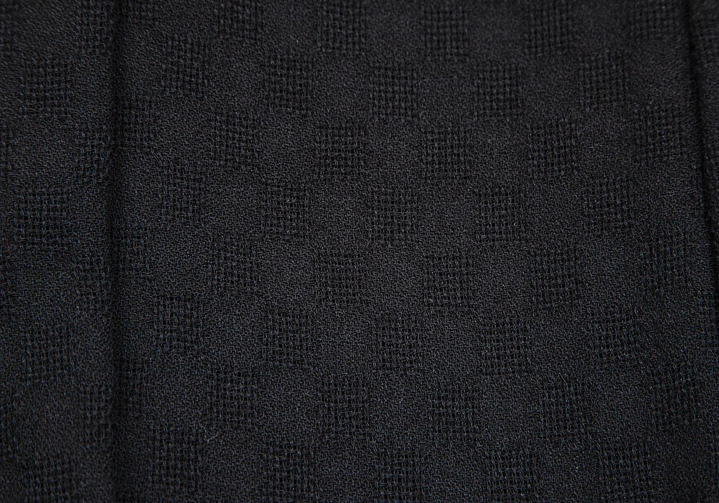 COMME des GARCONS JAPAN. TRICOT. Black Wool Jacquard Jacket