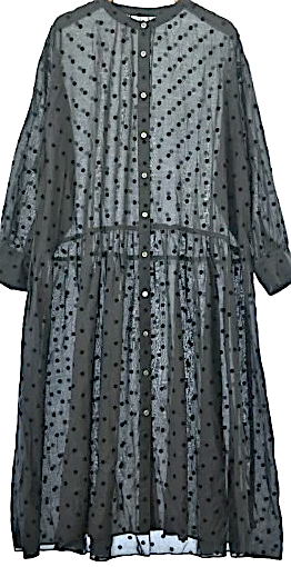 mesh sheer shirt dress Black KarenMillen Archive Petite Mesh Embellished Embroidered Sheer Shirt  Dress