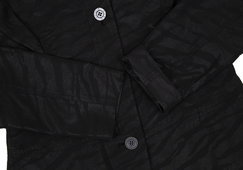 KRIZIA Paris. EVEX by KRIZIA Tiger Black Jacquard Luster Jacket