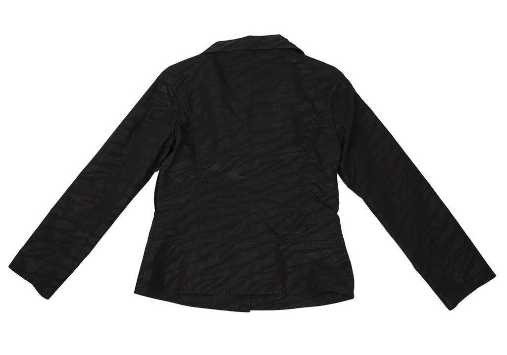 KRIZIA Paris. EVEX by KRIZIA Tiger Black Jacquard Luster Jacket