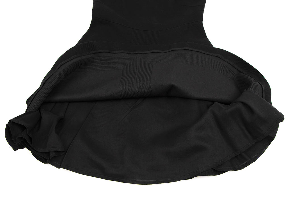 ISSEY MIYAKE JAPAN. Black EPOCA Cotton Sleeveless Dress