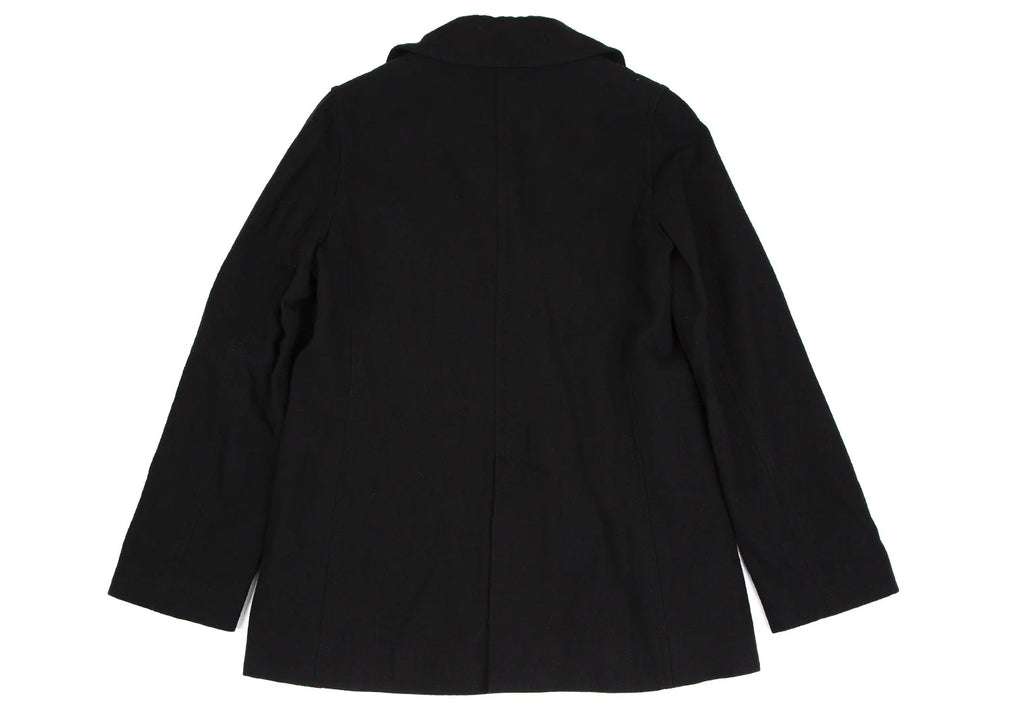 MARGARET HOWELL LONDON/TOKYO. Black Wool Pea Coat