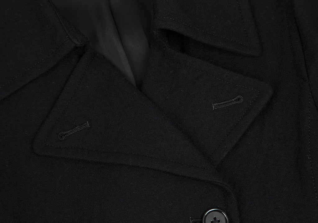 MARGARET HOWELL LONDON/TOKYO. Black Wool Pea Coat