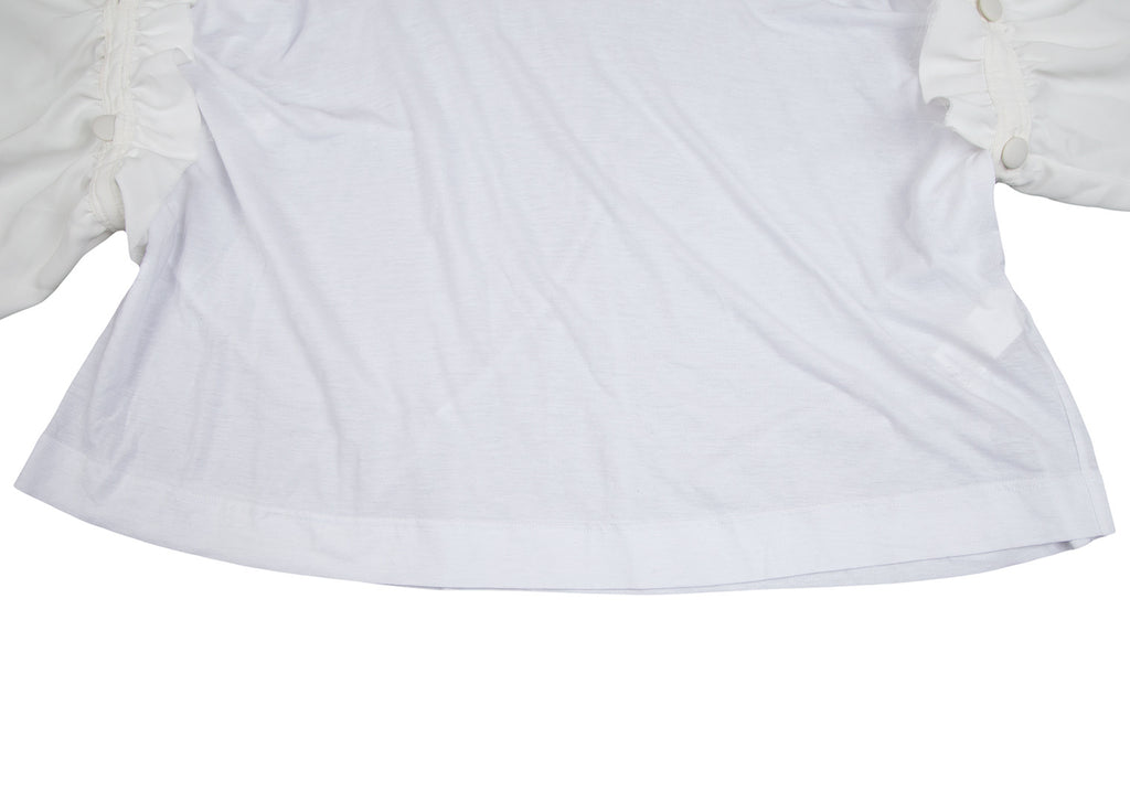 Yohji Yamamoto Japan. TAKESHI KOSAKA by Y's Pink Label White Removable Sleeves Shirt