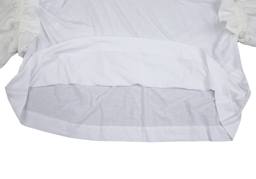 Yohji Yamamoto Japan. TAKESHI KOSAKA by Y's Pink Label White Removable Sleeves Shirt