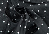 t.b SENSOUNICO Japan. Black Poly Dot Zipper Light Weight Rain Trench Coat