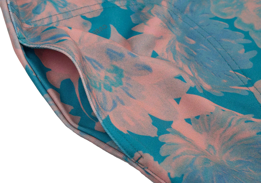 SENSOUNICO JAPAN. Cube-Cube Floral Printed Dress