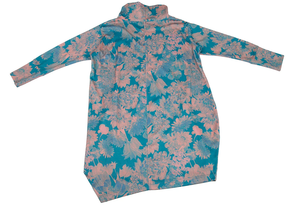 SENSOUNICO JAPAN. Cube-Cube Floral Printed Dress