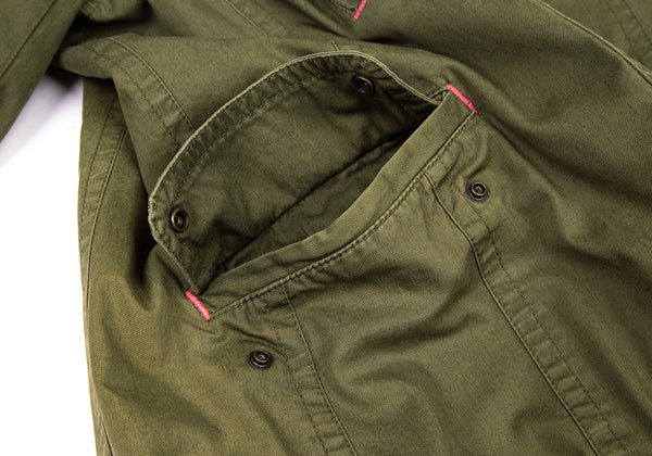 HYSTERIC GLAMOUR JAPAN. Military Green Fur Military Blouson