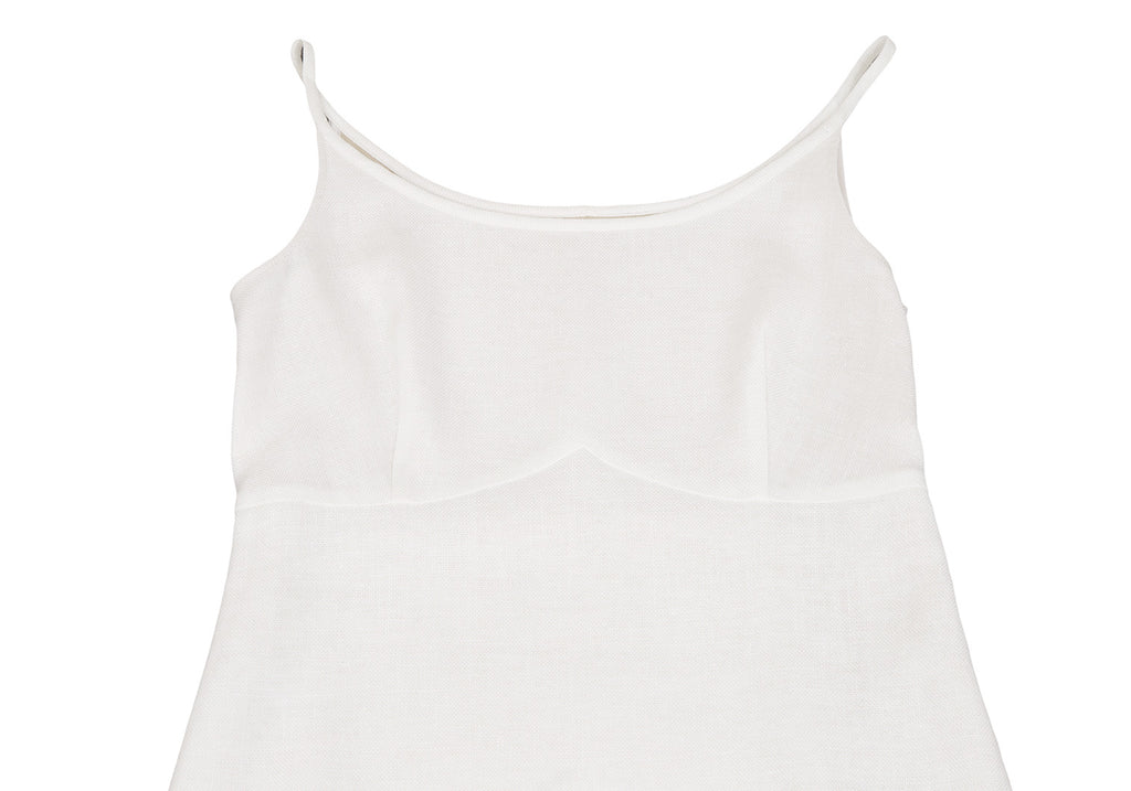 KEITA MARUYAMA JAPAN. White Bora Lace Embroidered Cami Dress