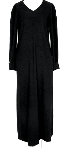 Issey Miyake Japan "HaaT" Black Faded Cotton/Rayon Printed Dress