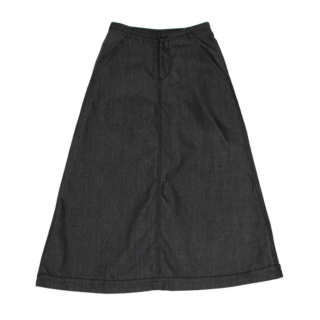 COMME des GARCONS JAPAN. robe de chambre. Black Denim A Line Skirt
