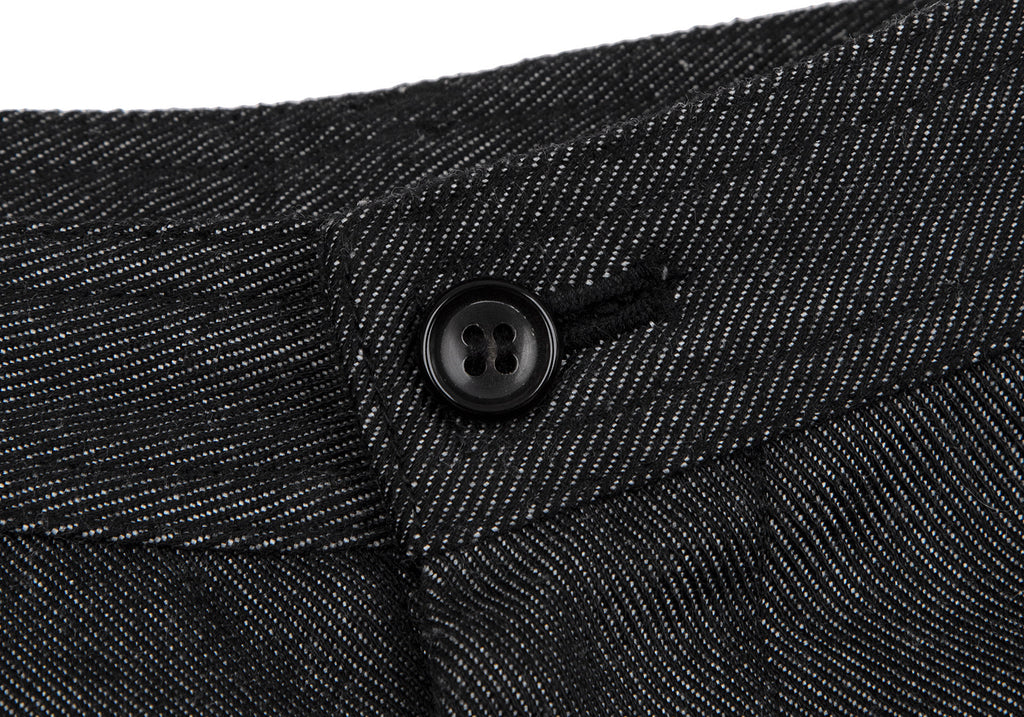 COMME des GARCONS JAPAN. robe de chambre. Black Denim A Line Skirt