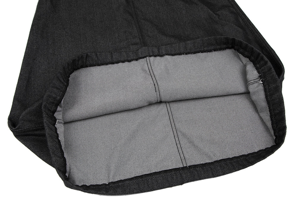 COMME des GARCONS JAPAN. robe de chambre. Black Denim A Line Skirt