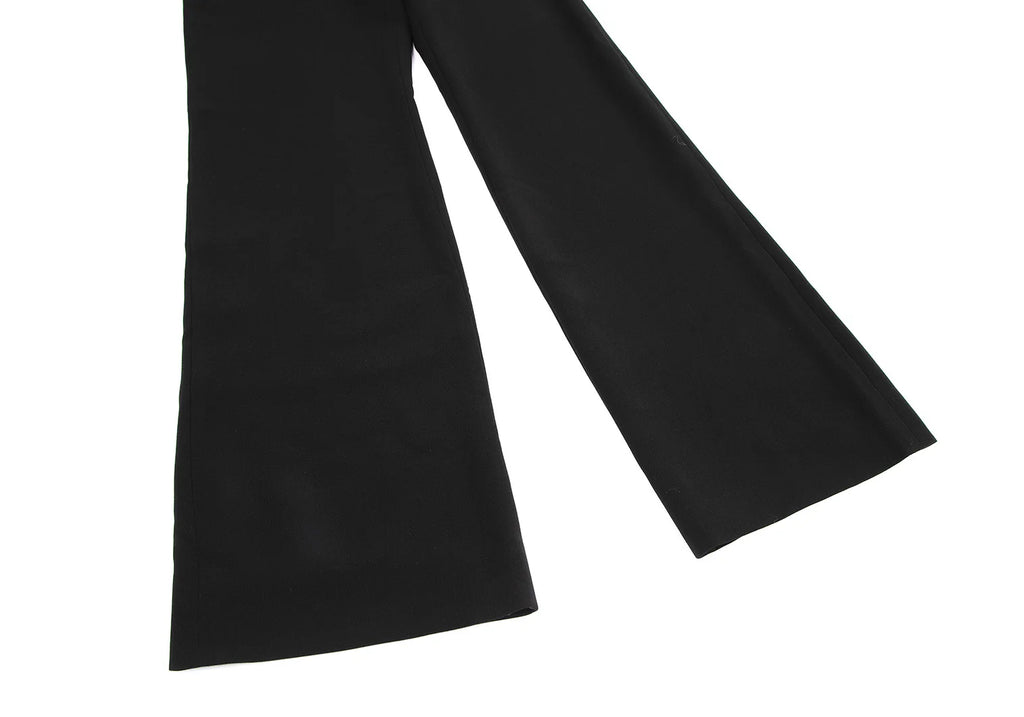 Jean-Paul GAULTIER PARIS. FEMME Black Triacetate Straight Pants