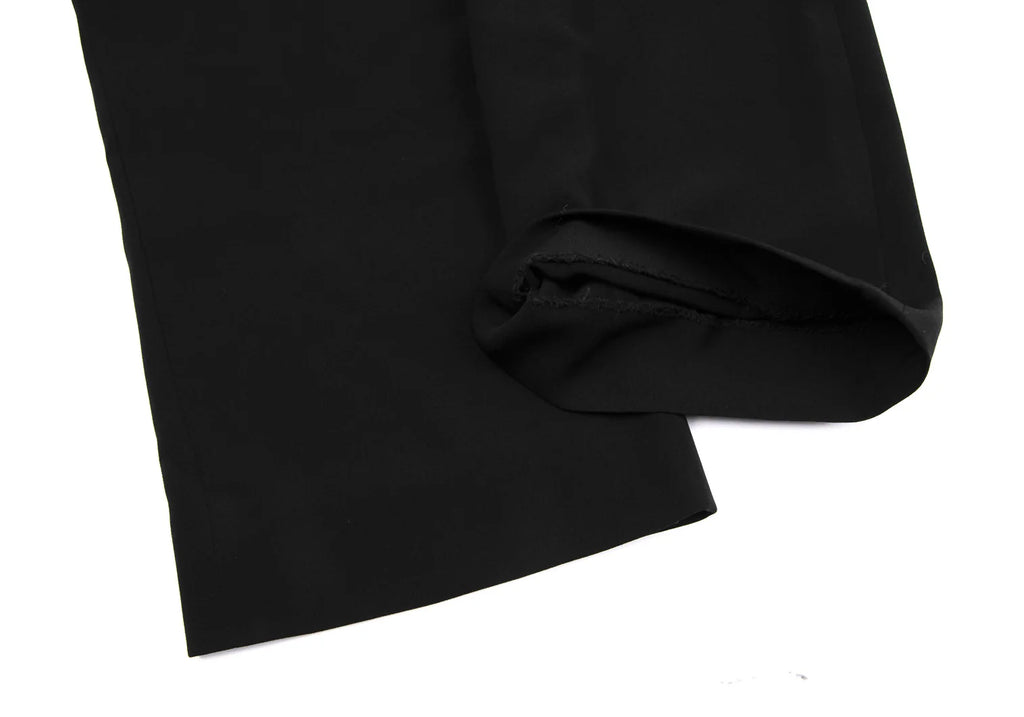 Jean-Paul GAULTIER PARIS. FEMME Black Triacetate Straight Pants