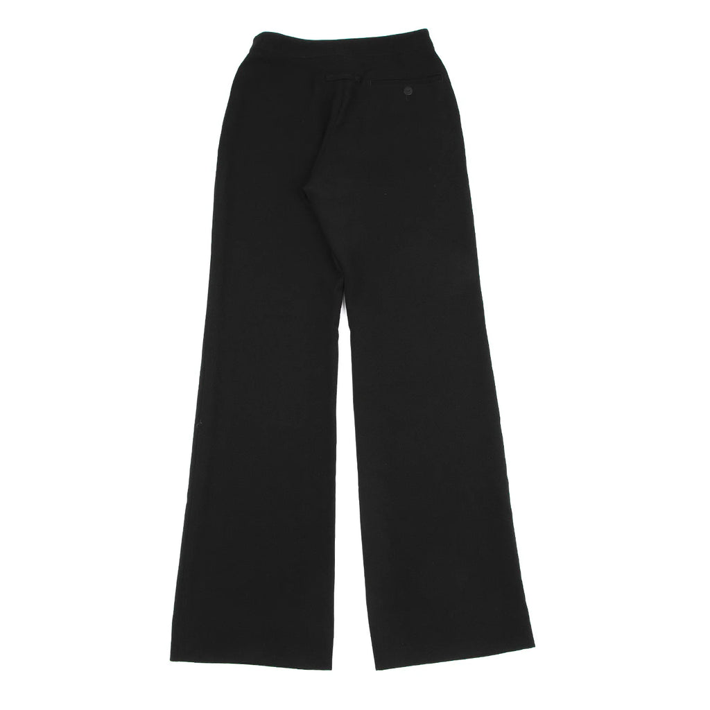 Jean-Paul GAULTIER PARIS. FEMME Black Triacetate Straight Pants