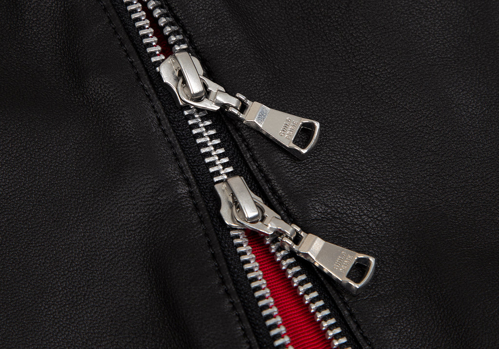 GUILD PRIME Japan. Black Lambskin Leather Jacket