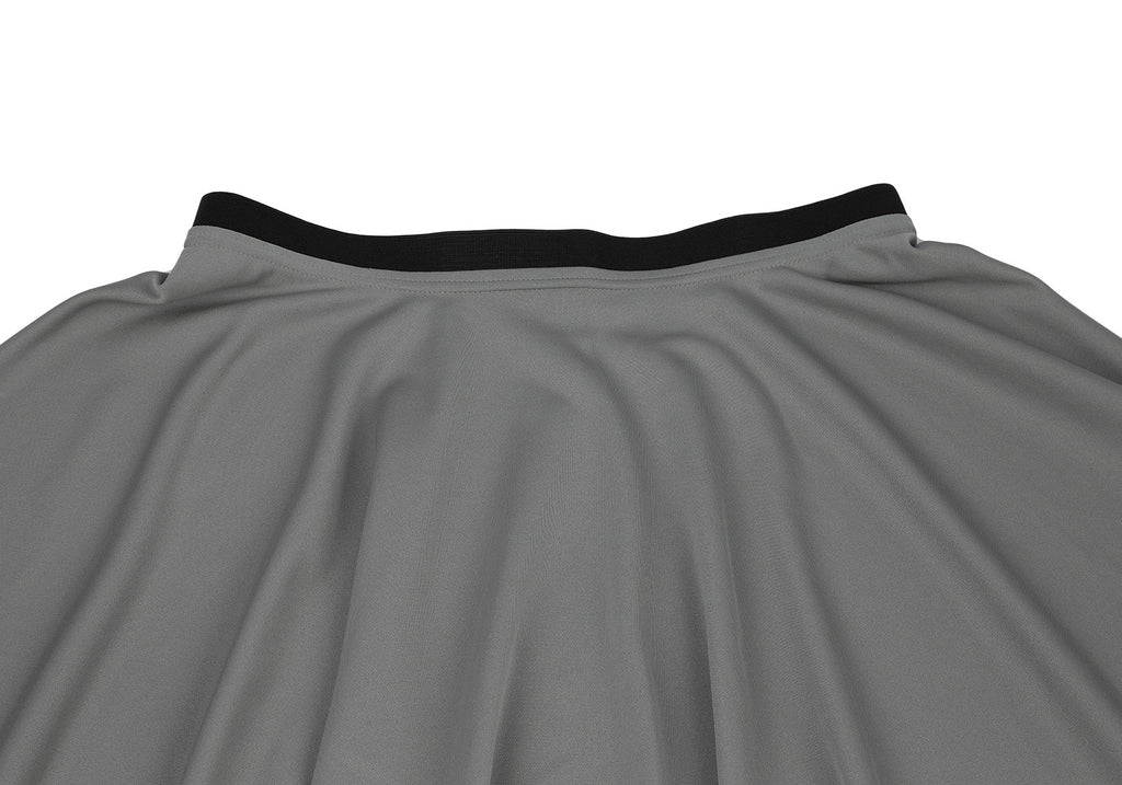 ISSEY MIYAKE JAPAN. 132 5. LINE. Grey PolyTech Blend Drape Skirt