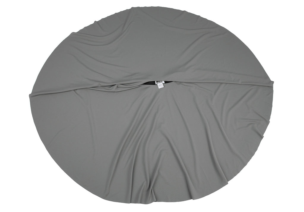 ISSEY MIYAKE JAPAN. 132 5. LINE. Grey PolyTech Blend Drape Skirt