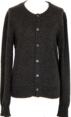 Prada Italy Vintage Plaid Sequins and White Collar Cotton Top