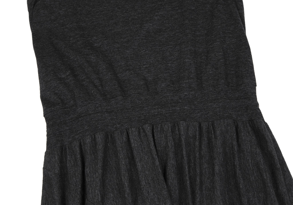 Vivienne Westwood Red Label Grey Drape Skirt Switching Sleeveless Dress