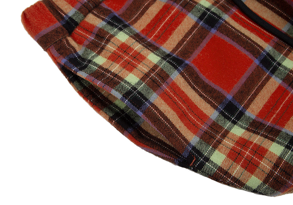 BEAUTY & YOUTH UNITED ARROWS JAPAN. Red, Yellow Plaid Tartan Wool Check Pants