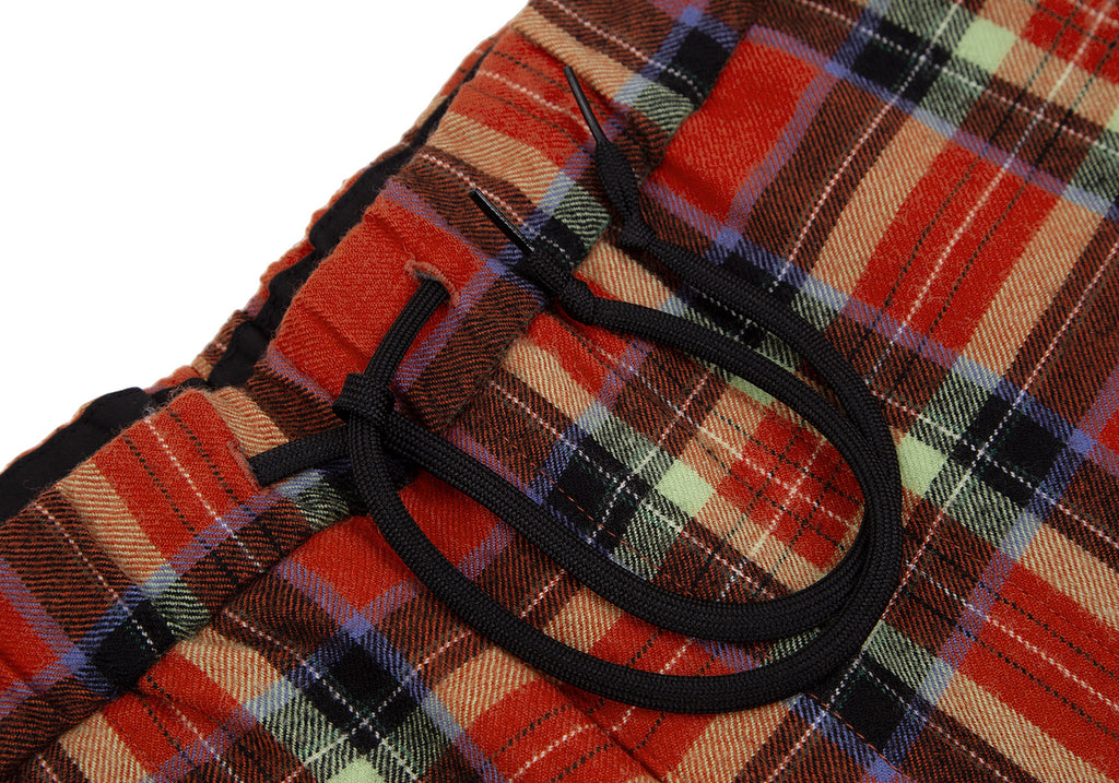 BEAUTY & YOUTH UNITED ARROWS JAPAN. Red, Yellow Plaid Tartan Wool Check Pants
