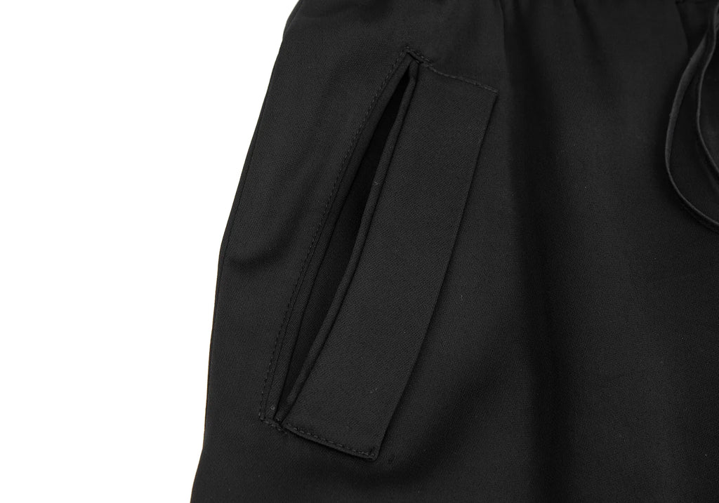 HELMUT LANG Black Rayon Blend Waist Drawcord Sleeveless Dress