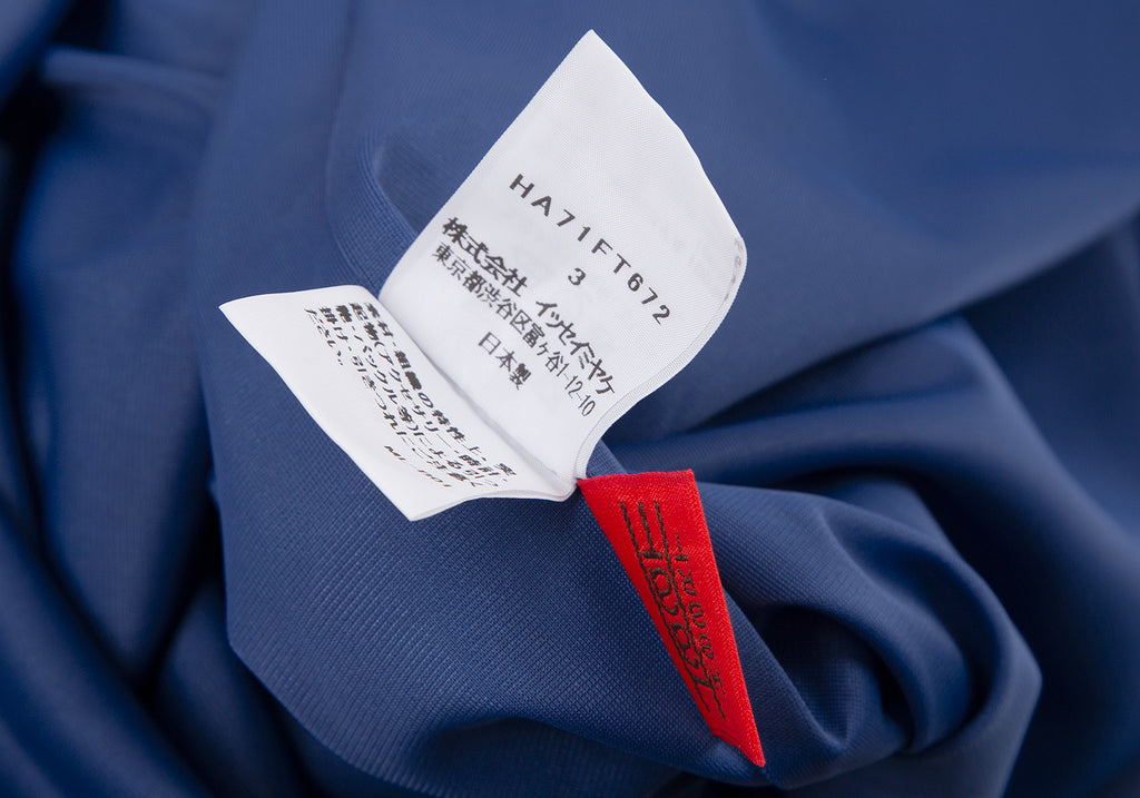 ISSEY MIYAKE Japan. HaaT. Tape Pasted Blue Mesh Sleeveless Dress