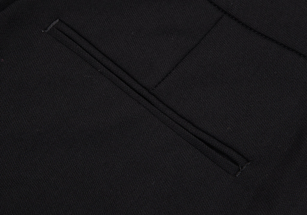 Jean Paul Gaultier Paris. FOR SEPT. PREMERIES. Black Wool Tuck Pants