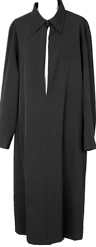 MIU MIU ITALY. Geometric Pattern Poly-Blend Abstract Mod Dress