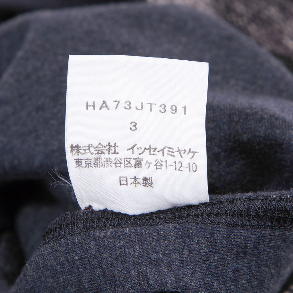 Issey Miyake Japan "HaaT" Black Faded Cotton/Rayon Printed Dress