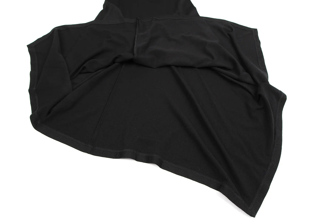 ISSEY MIYAKE JAPAN. Black Wool Panel Switching Dress